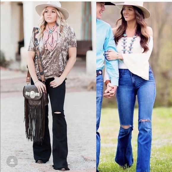 O2 Denim Flares size 29 - Picture 7 of 11